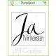 JM Creation - Ja wir heiraten - Clear Stamp